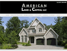 Tablet Screenshot of americanlandandcapital.com